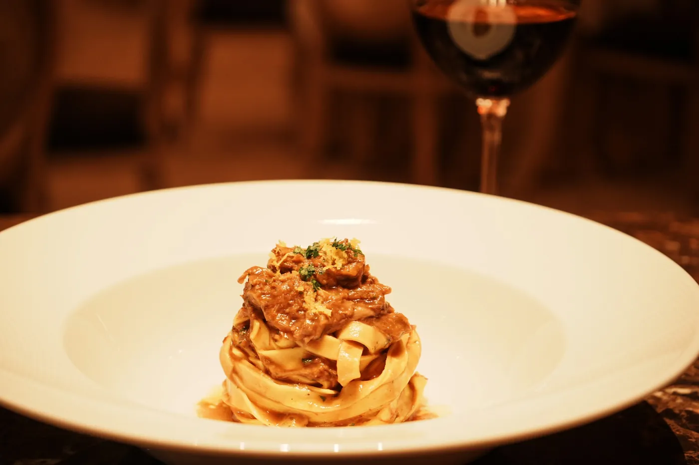 Fettuccine al Ragù di Ossobuco
